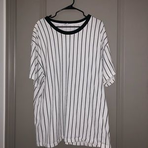 Urban Outfitters Pinstripe White Shirt